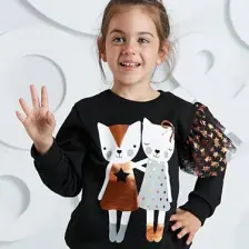 MSHB&G Sıkı Dostlar Tüllü Kız Çocuk Sweatshirt