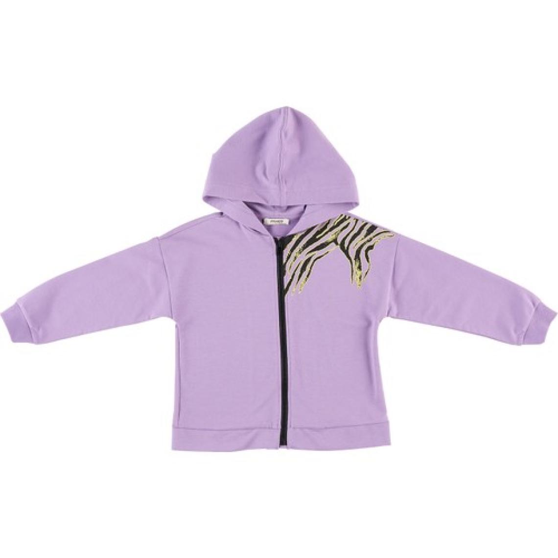 Panço Baskılı Fermuarlı Sweatshirt