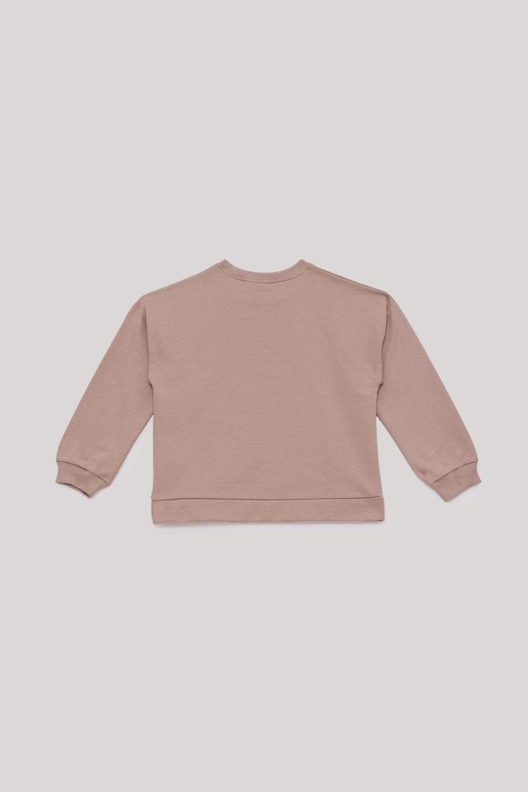 Tyess Bg Store Kız Çocuk Taba Sweatshirt