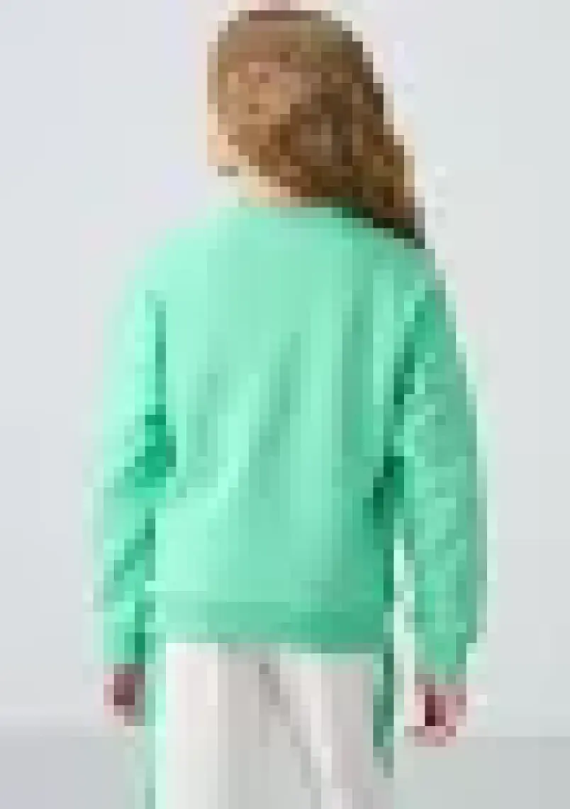 Tommy Life Siyah Pamuklu İçi Tüylü Yumuşak Dokulu Oversize Nakışlı Kız Çocuk Sweatshirt - 75150