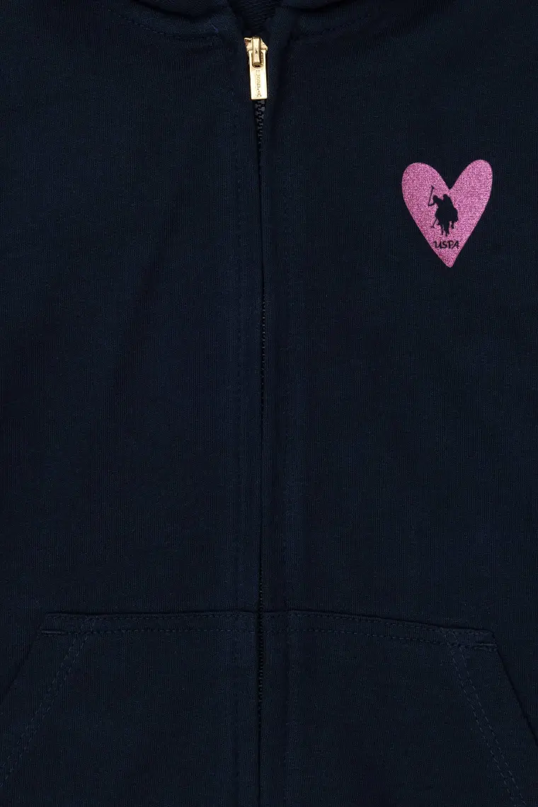 U.S. Polo Assn. Kız Çocuk Lacivert Sweatshirt 50296390-VR033