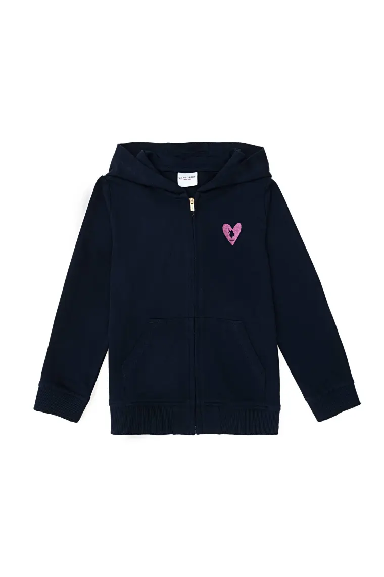 U.S. Polo Assn. Kız Çocuk Lacivert Sweatshirt 50296390-VR033