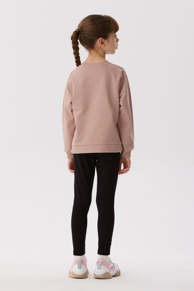 Tyess Bg Store Kız Çocuk Taba Sweatshirt
