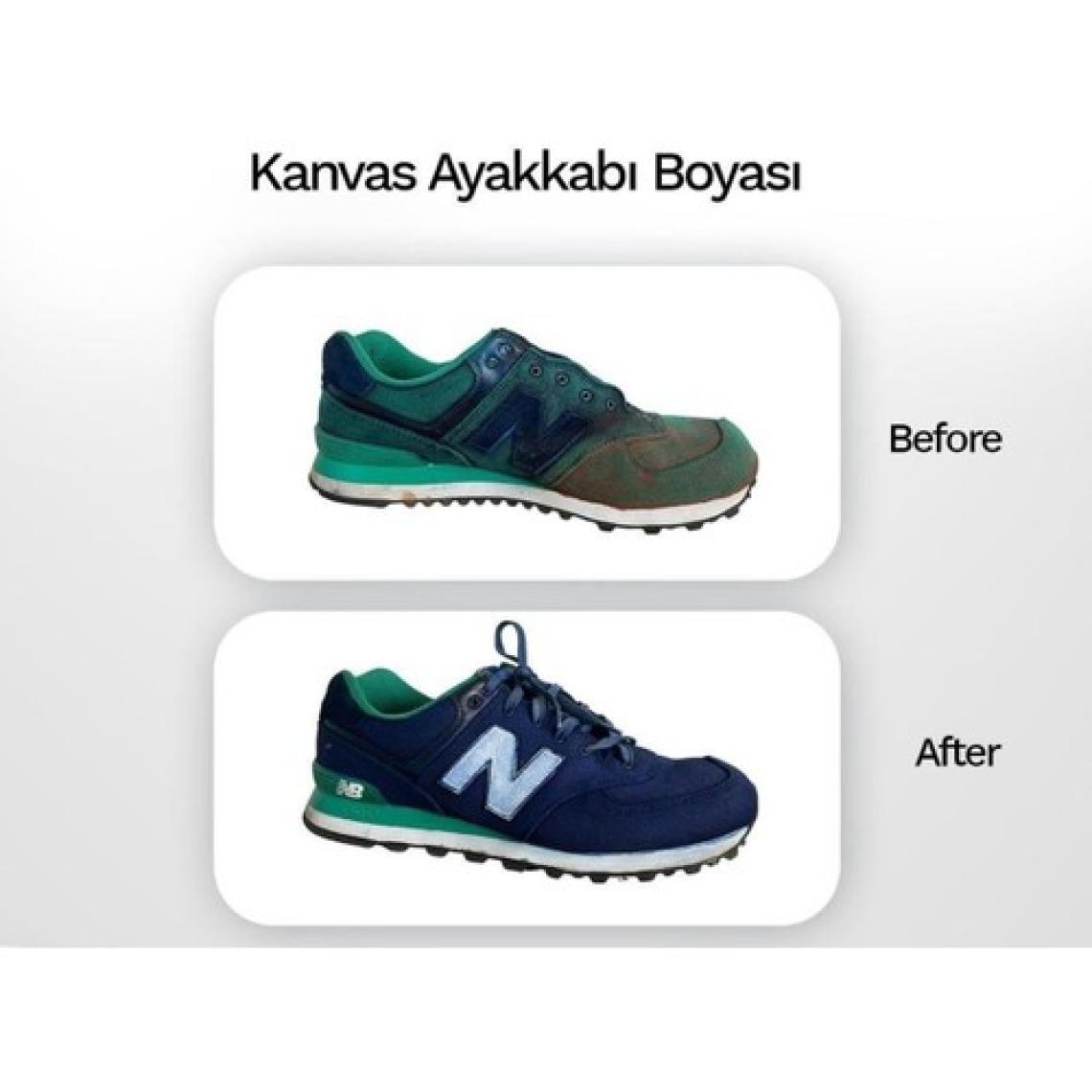 Derby Lacivert Kanvas - Bez  Kumaş Ayakkabı Boyası 100 ml - Kartela Renkleri