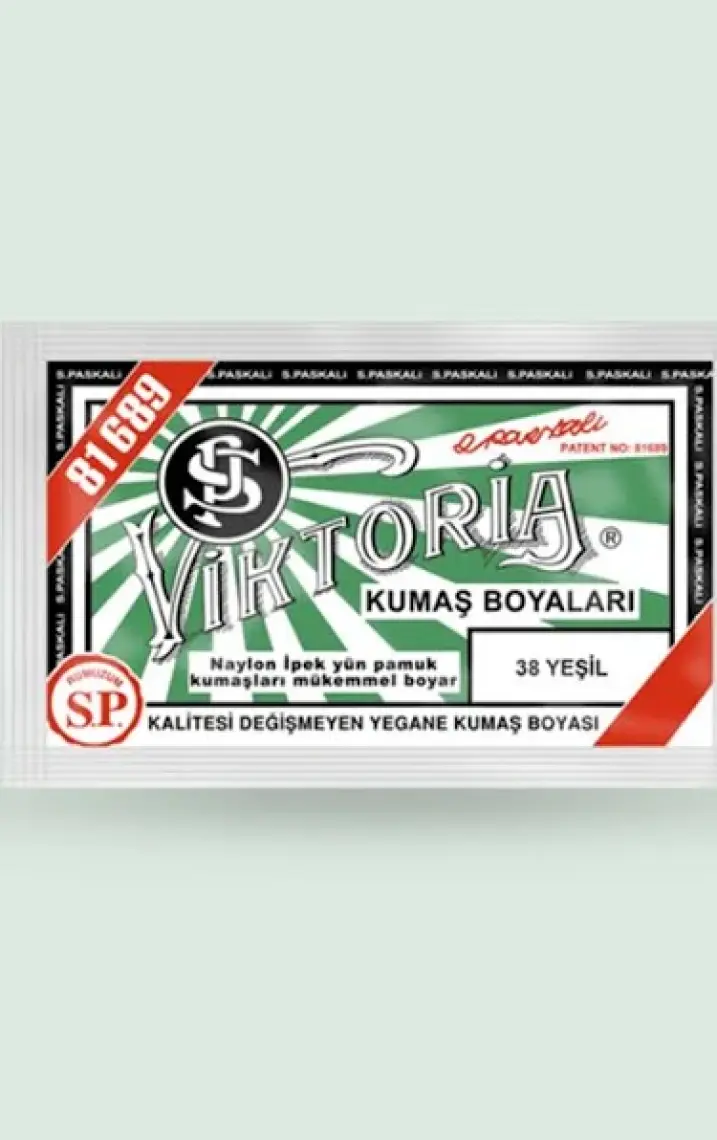 Viktoria Kumaş Boyası 38 Yeşil Renk
