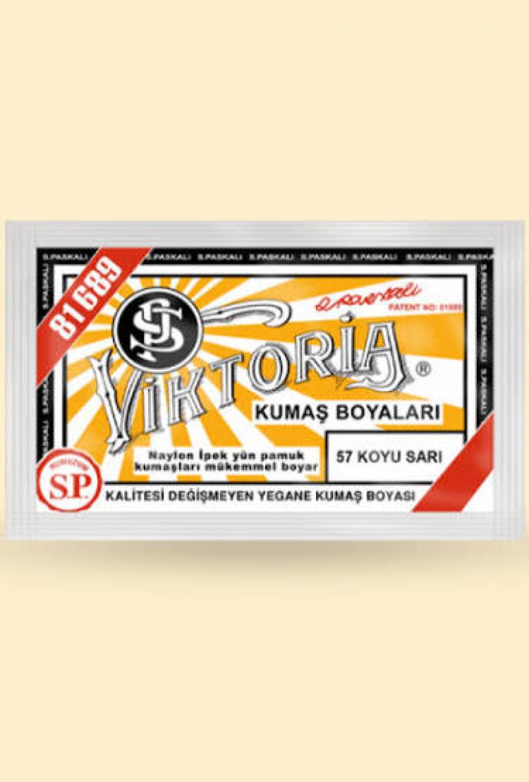 Viktoria Kumaş Boyası Koyu Sarı