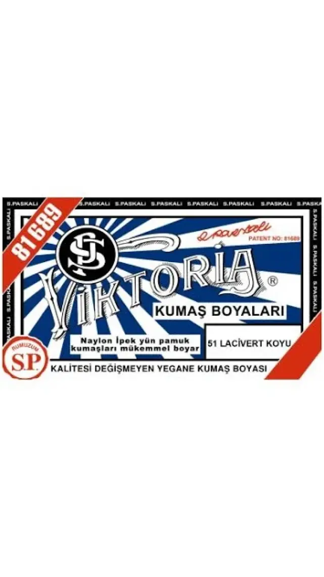 Victoria Viktoria Kumaş Boyası 51 Lacivert Koyu