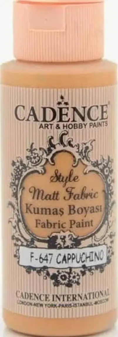 Cadence Style Matt Fabrıc Kumaş Boyası 59 ml Cappuchino