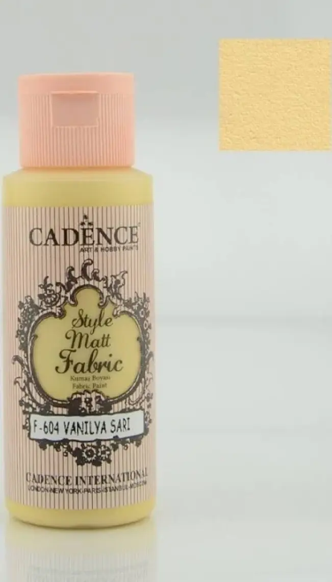 Cadence Kumaş Boyası Mat 59 ml Mercan Kırmızı