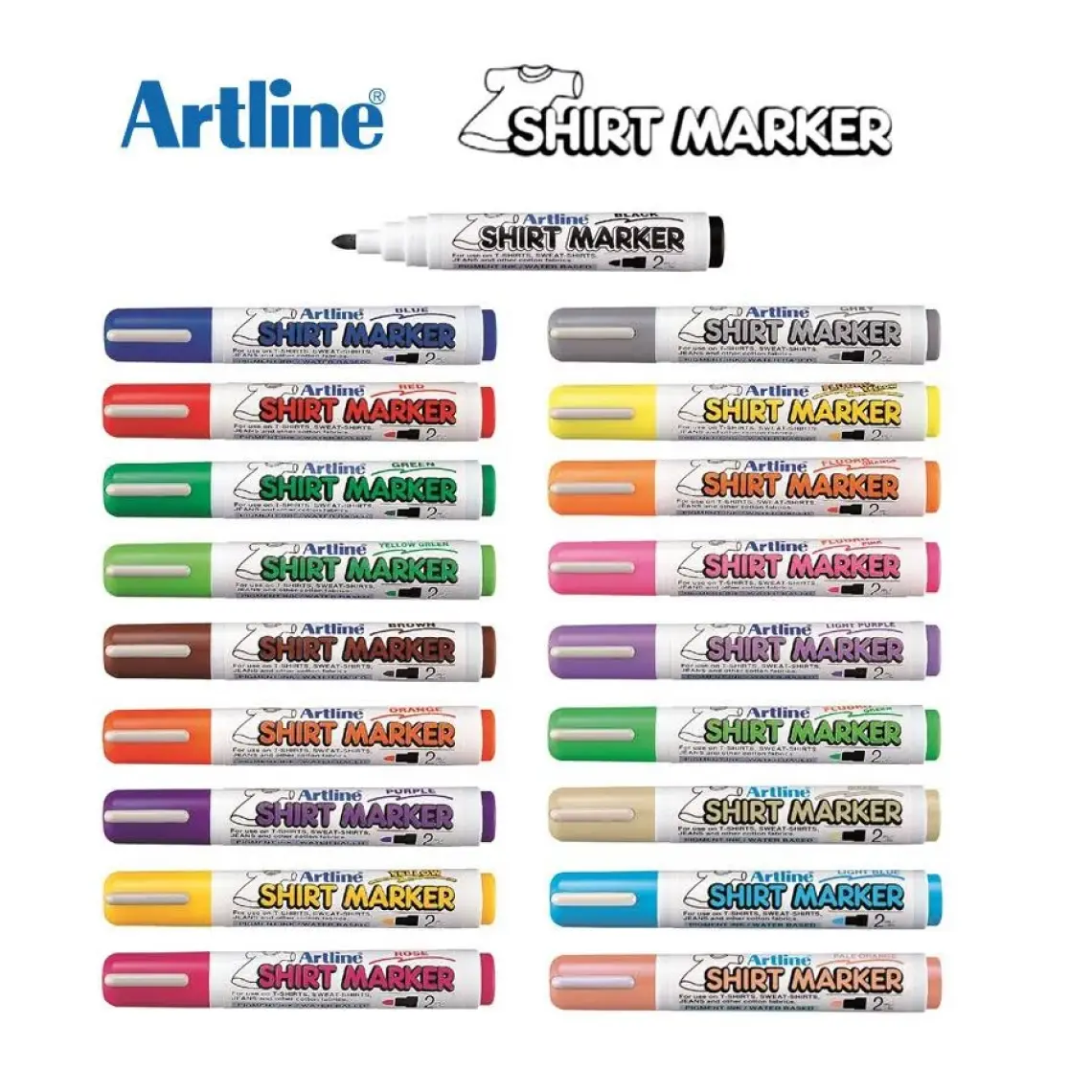 Artline Shirt Marker Tişört Tekstil Kumaş Boyama Kalemi Mavi