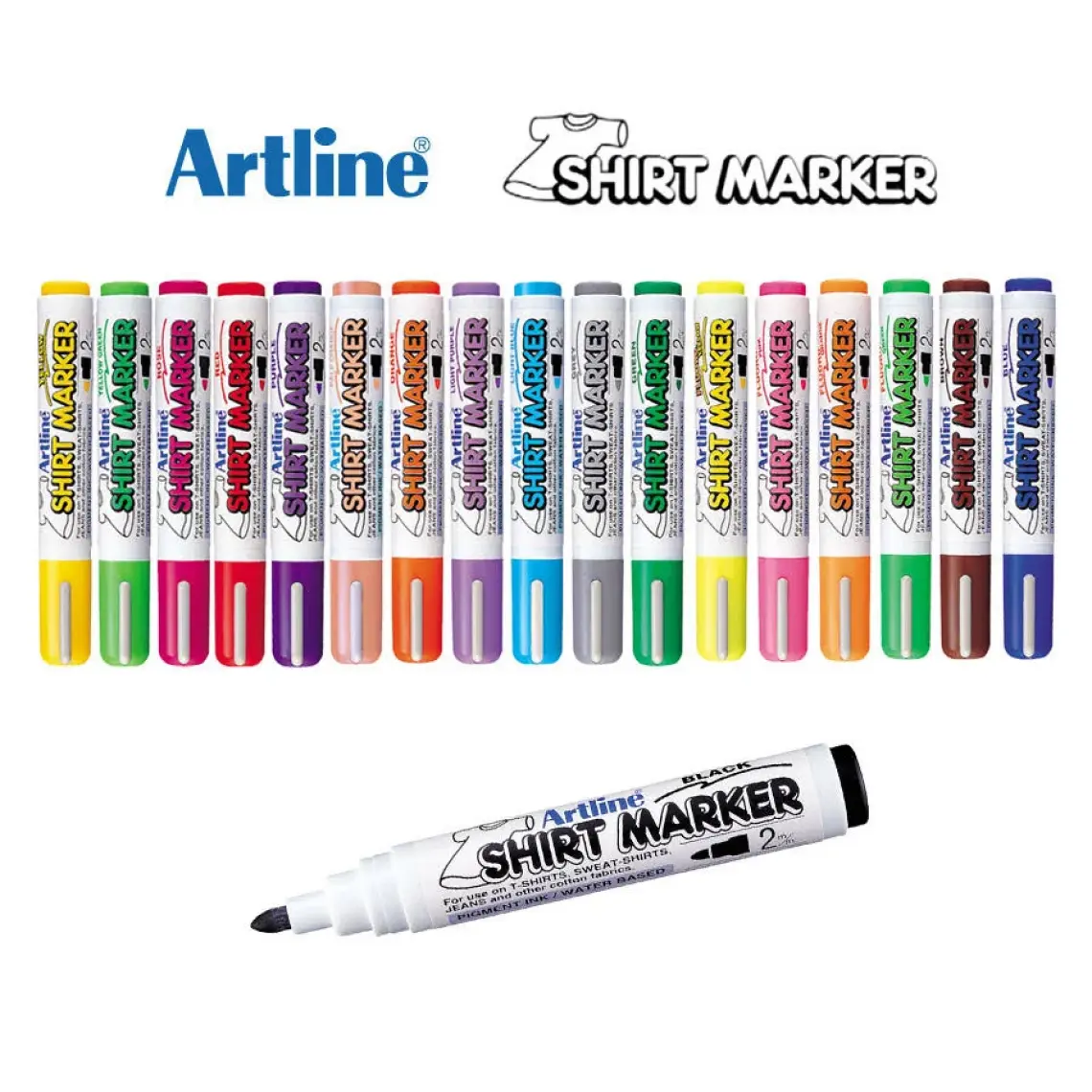 Artline Shirt Marker Tişört Tekstil Kumaş Boyama Kalemi Mavi