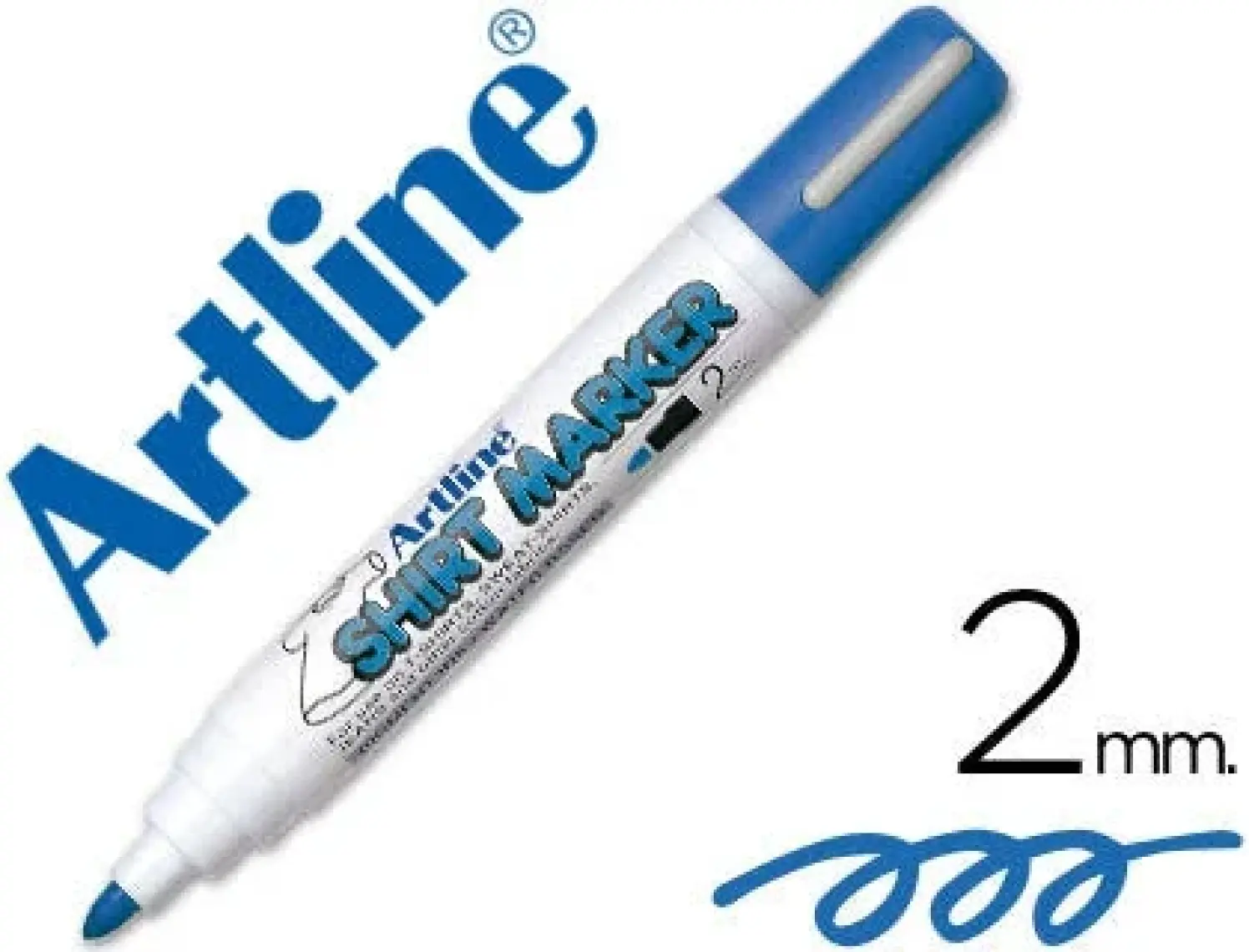 Artline Shirt Marker Tişört Tekstil Kumaş Boyama Kalemi Mavi