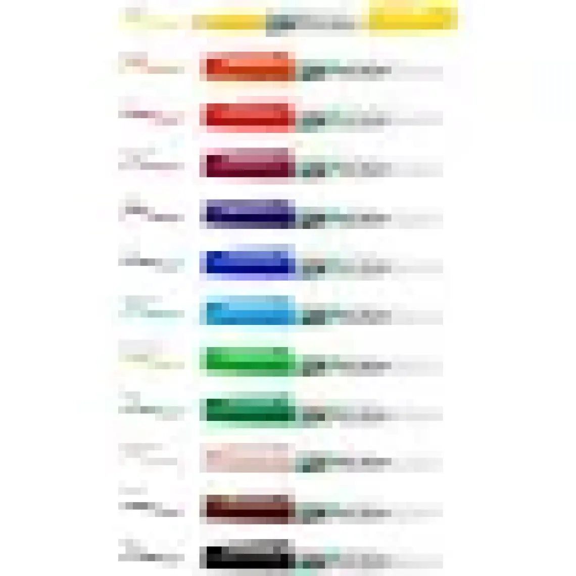 Lineplus Fabric Marker Kumaş Boyama Kalemi 12 Renk