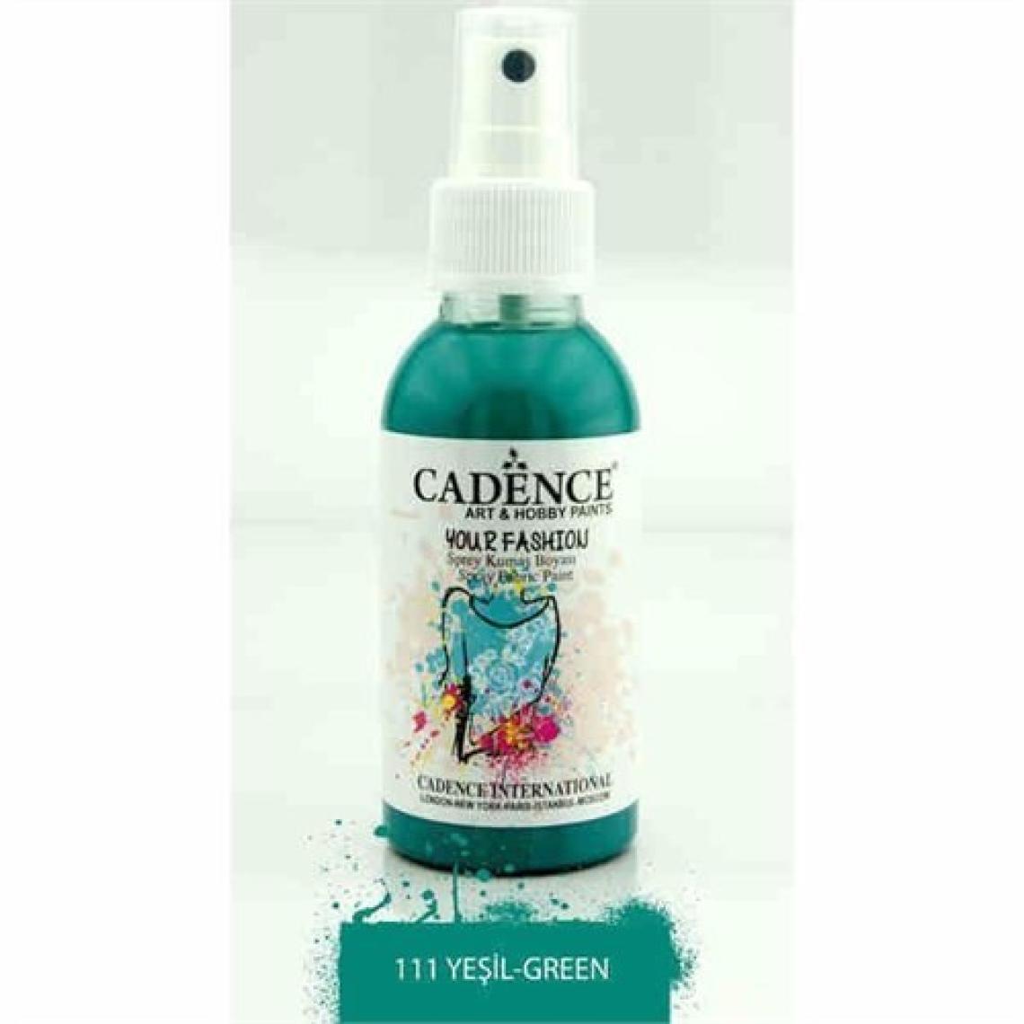 Cadence Your Fashion Sprey Kumaş Boyası 100 Ml. Yeşil 1111