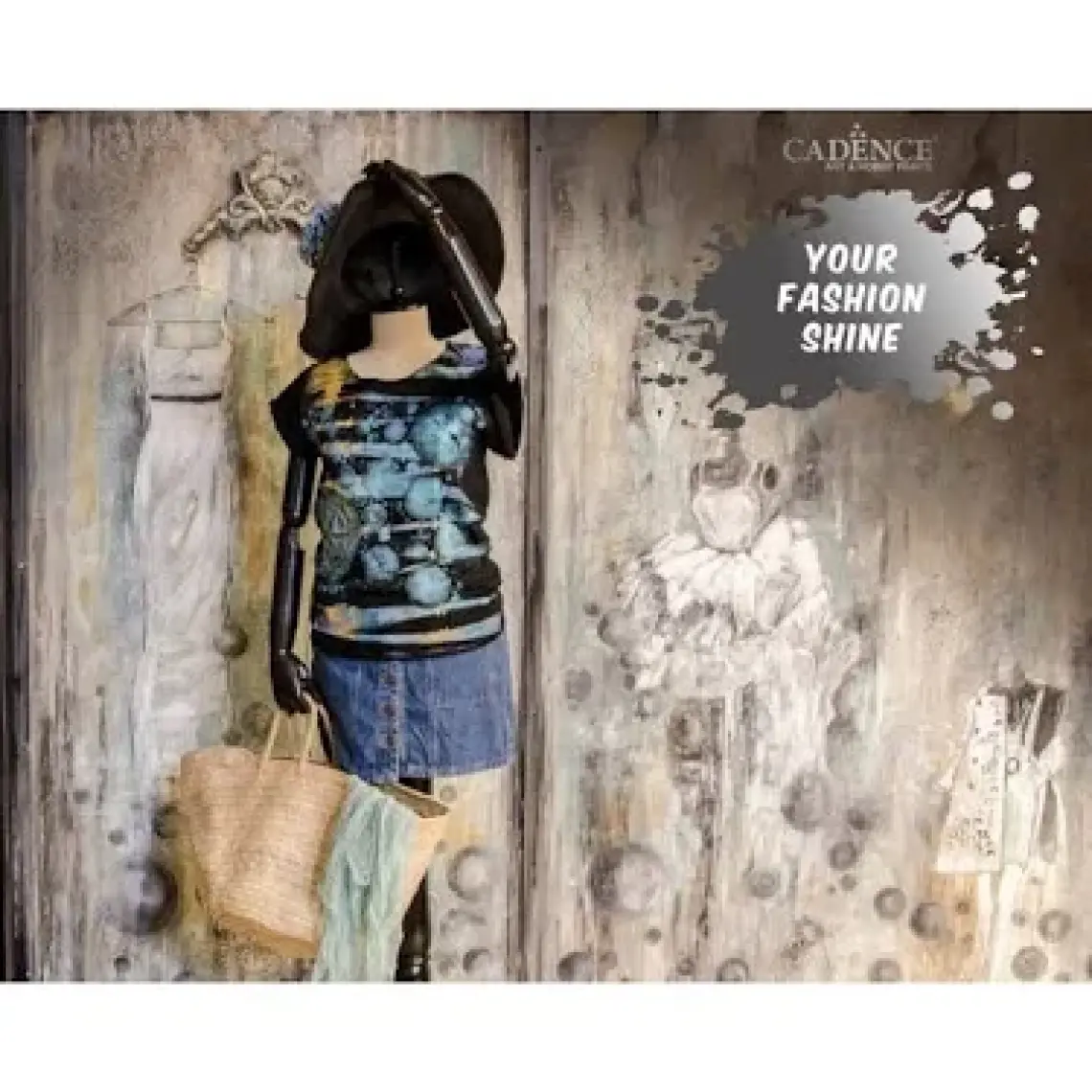 Cadence Your Fashion Sprey Kumaş Boyası 100 Ml. Koyu Turkuaz 1116