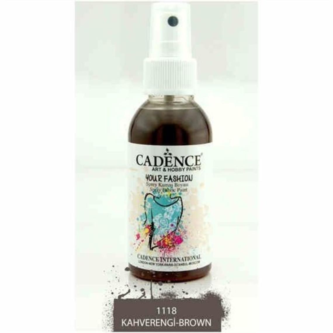 Cadence Your Fashion Sprey Kumaş Boyası 100 Ml. Kahverengi 1118