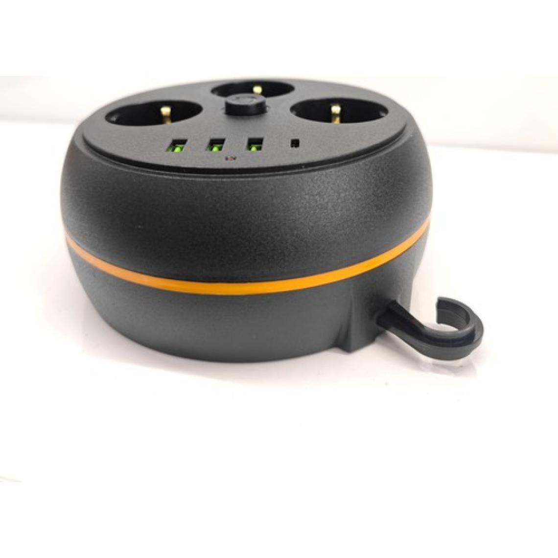 Airstorr Termal Akım Korumalı Makaralı 2m Kablolu 3 Prizli 3 USB 1 Type-C Priz