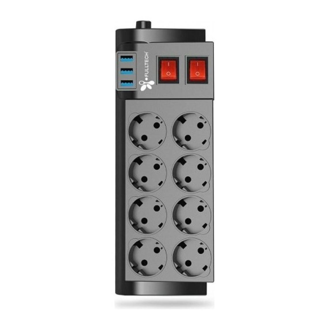 8'li Priz 2 Metre Uzatma Kablosu Çoklu Korumalı  3 USB Li Çok Kullanışlı Priz Termal Akım