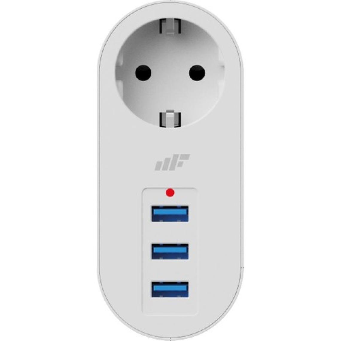Mf Product Jettpower 0672 3 Usb'li Akım Korumalı Priz - Beyaz