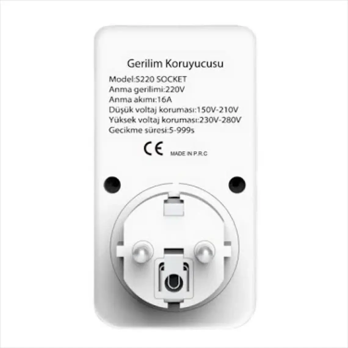 Galaxy Energy S220 16A Ayarlanabilir Voltaj Koruyucu