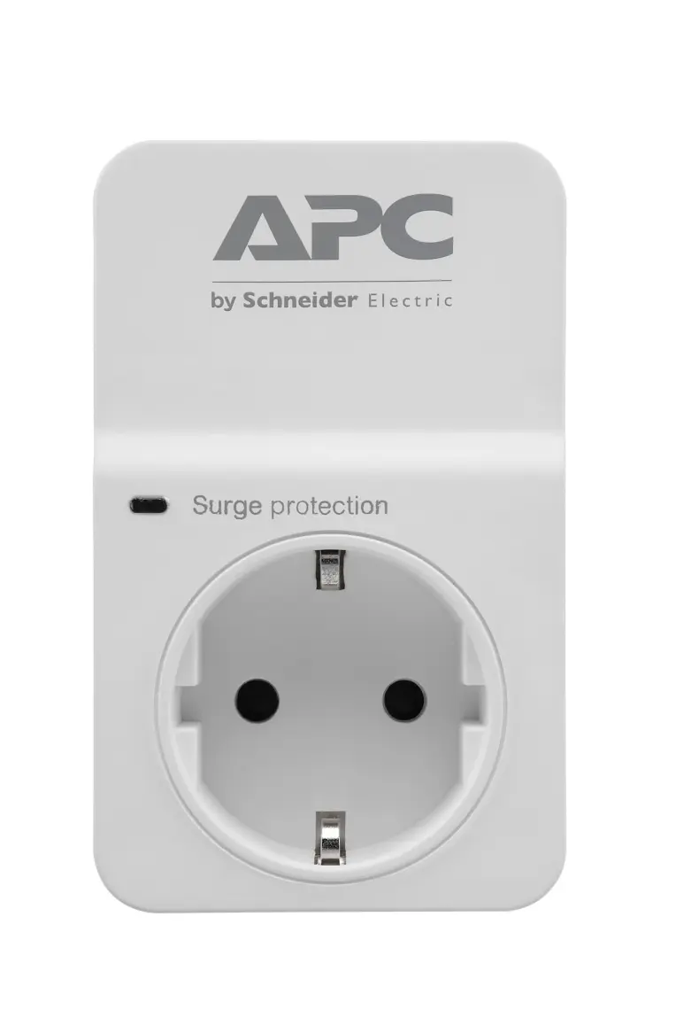 Schneider Electric APC Tekli Akım Korumalı Priz  230V PM1W-GR (Beyaz)