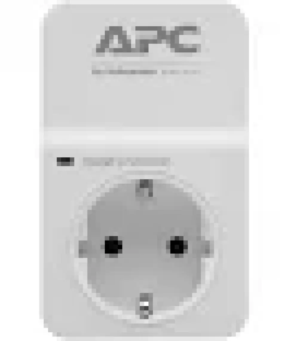 Schneider Electric APC Tekli Akım Korumalı Priz  230V PM1W-GR (Beyaz)