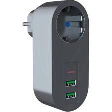 Hiqonic  2 USB , 1 Type-C Girişli Tekli Priz Akım Korumalı Oyuncu Bilgisayarları ve Profesyoneller Için