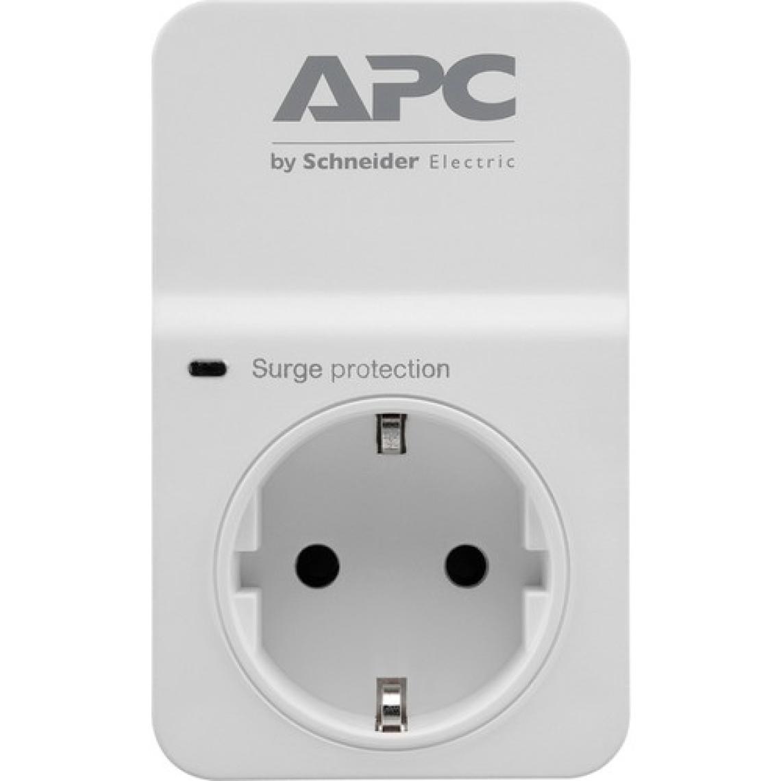 Schneider Electric APC PM1W-GR 918 Joule Beyaz Tekli Akım Korumalı Priz