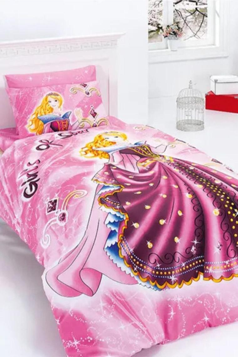 Pembe Tek Kişilik Uyku Seti