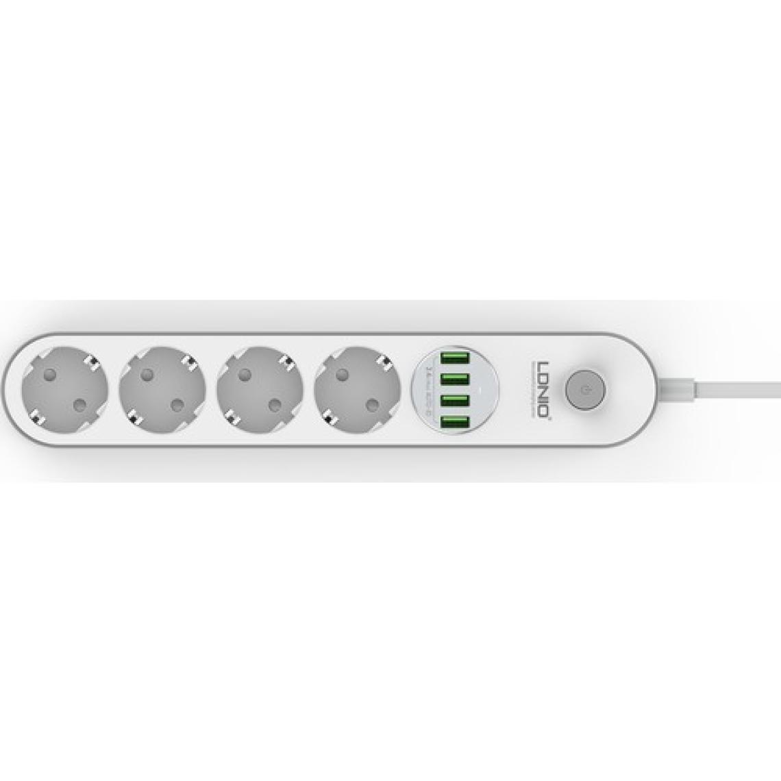 Ldnio Grup Priz 4lü - 3.4A 4x USB Çıkışlı 2 metre -SE4432
