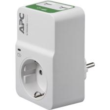Schneider Electric APC Tekli Akım Korumalı Priz 2 USB'li PM1WU2-GR