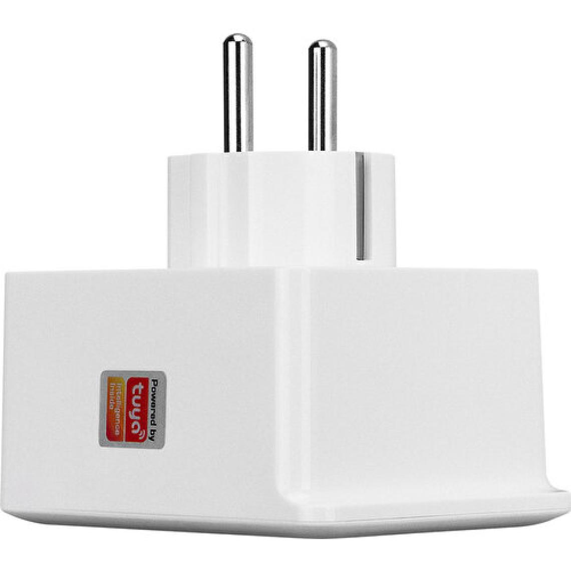 S-Link Swapp SL-04 10A Akım Korumalı Akıllı Priz 2 USB 2.4 Ghz Wifi TUYA Destekli