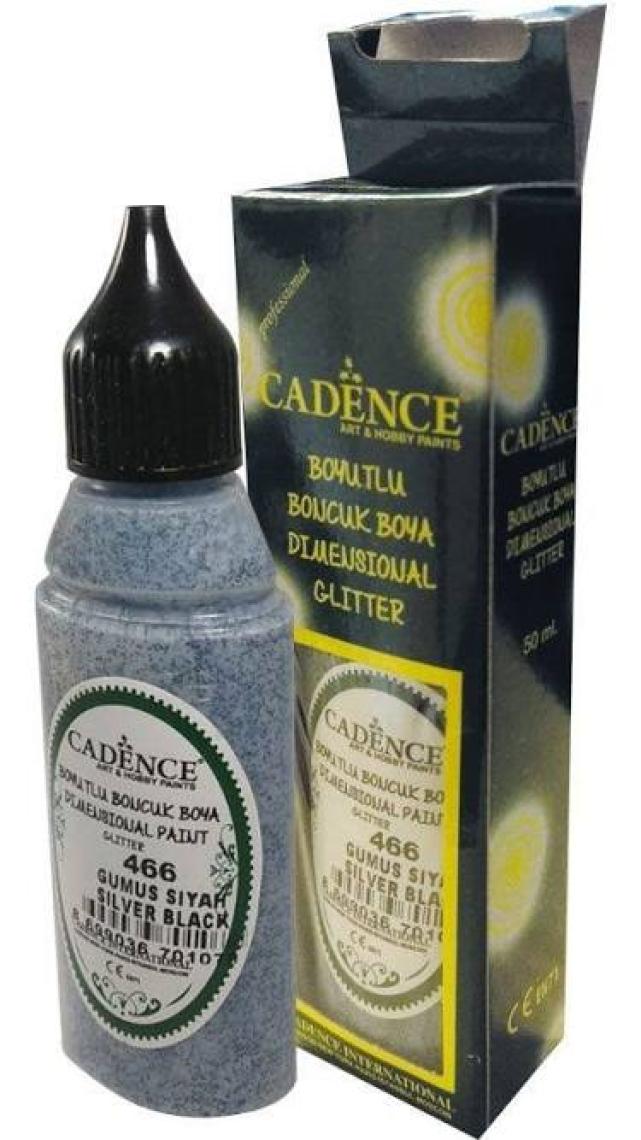Cadence Boyutlu Boncuk Boya 50 Ml  451 Gümüş
