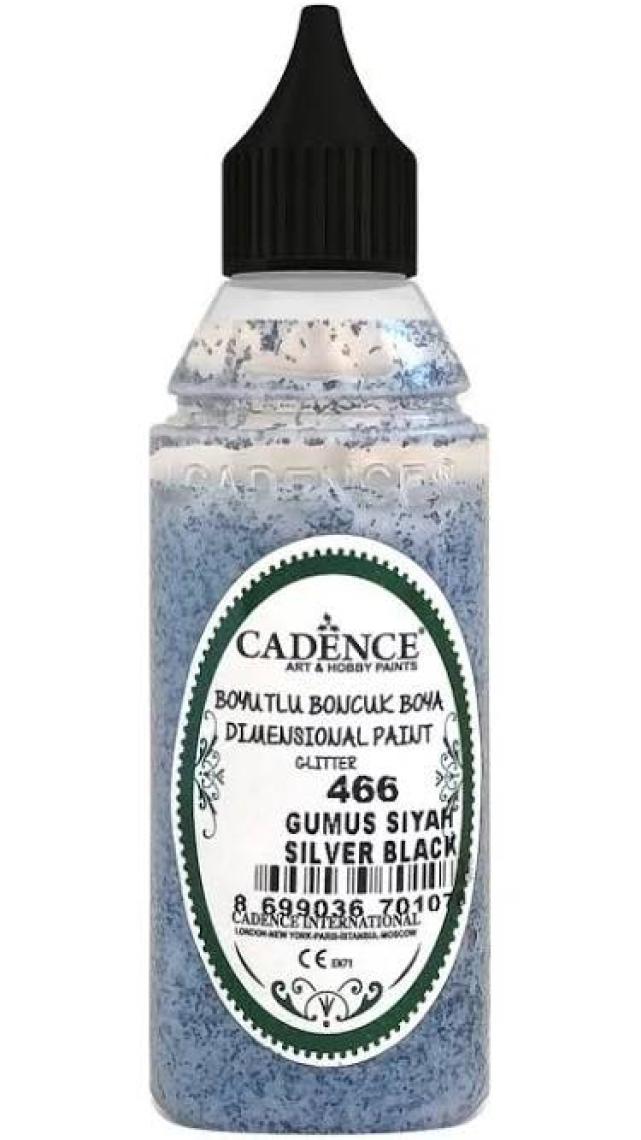 Cadence Boyutlu Boncuk Boya 50 Ml  451 Gümüş