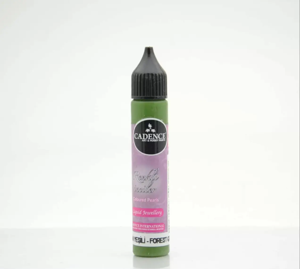 Cadence Orman Yeşili - Renkli İnciler Boyutlu Boncuk Boya 25 ML