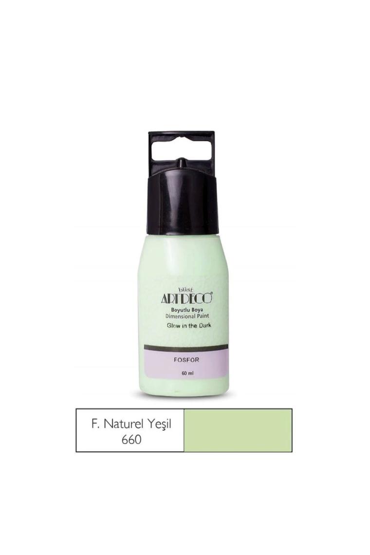 Artdeco Boyutlu Boya 60Ml - N:660 Fosforlu Yeşil