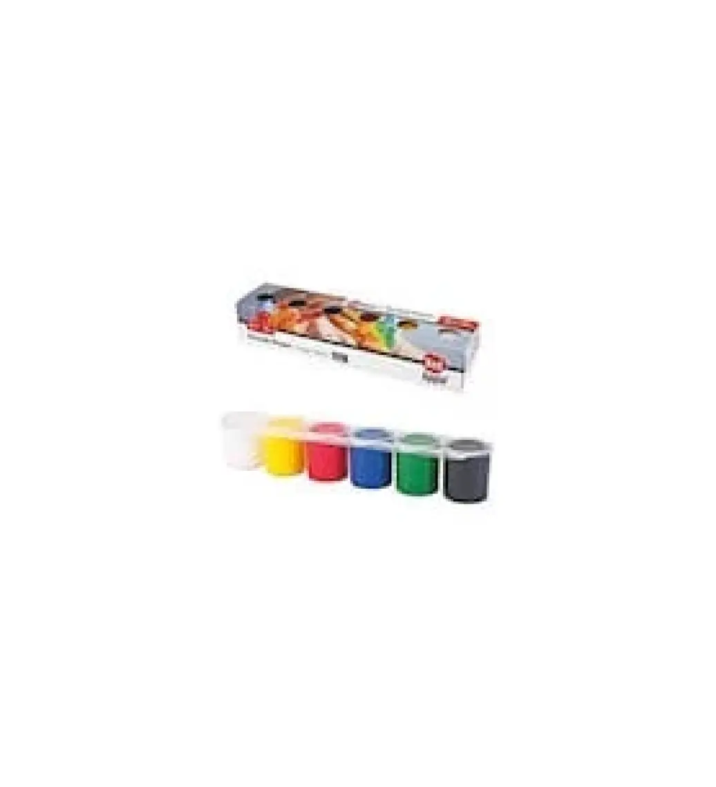Red Apple  Parmak Boyası Sıralı 6 Renk 6X25 Ml. Rp-6
