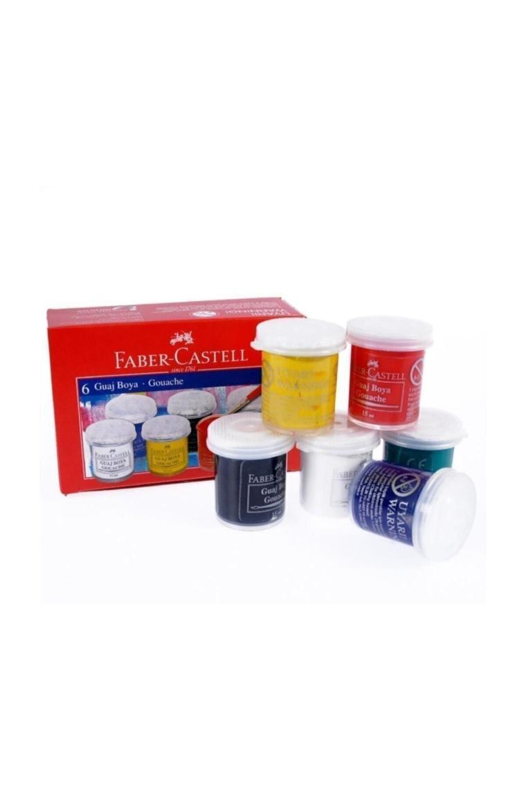 Faber-Castell 15 ml 6 Renk Guaj Boya