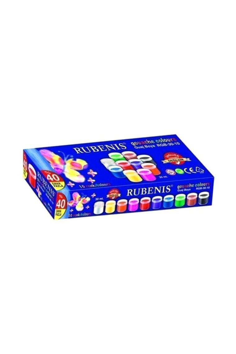 (30 Ml) 10 Renk Guaj Boya