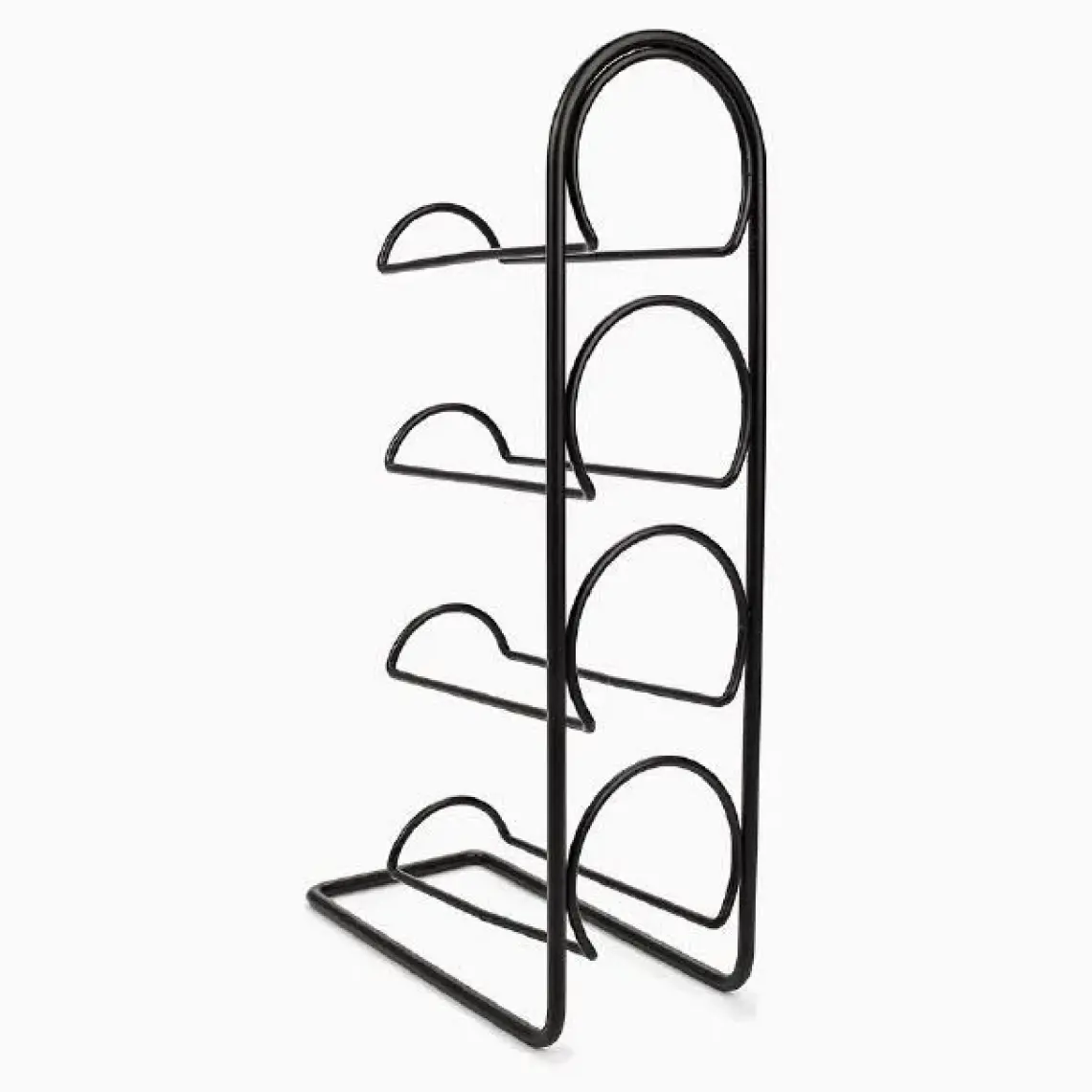 Tekno-tel Metal 4'lü Şaraplık MG024 Siyah