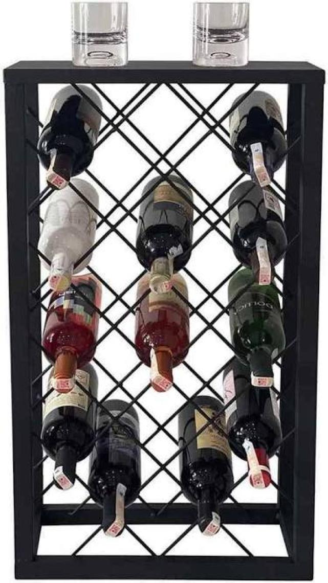 Weblonya Metal Şaraplık Şarap Standı Metal Stand 6007