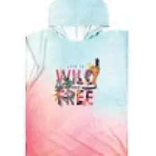 Hamur Sörf Yazlık Panço Kapşonlu Plaj Havlusu Surf Wild