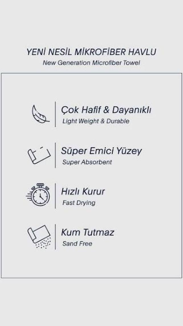 D'S Damat Turuncu Microfiber 85X150 Cm Plaj Havlu 0HCORTHVL01