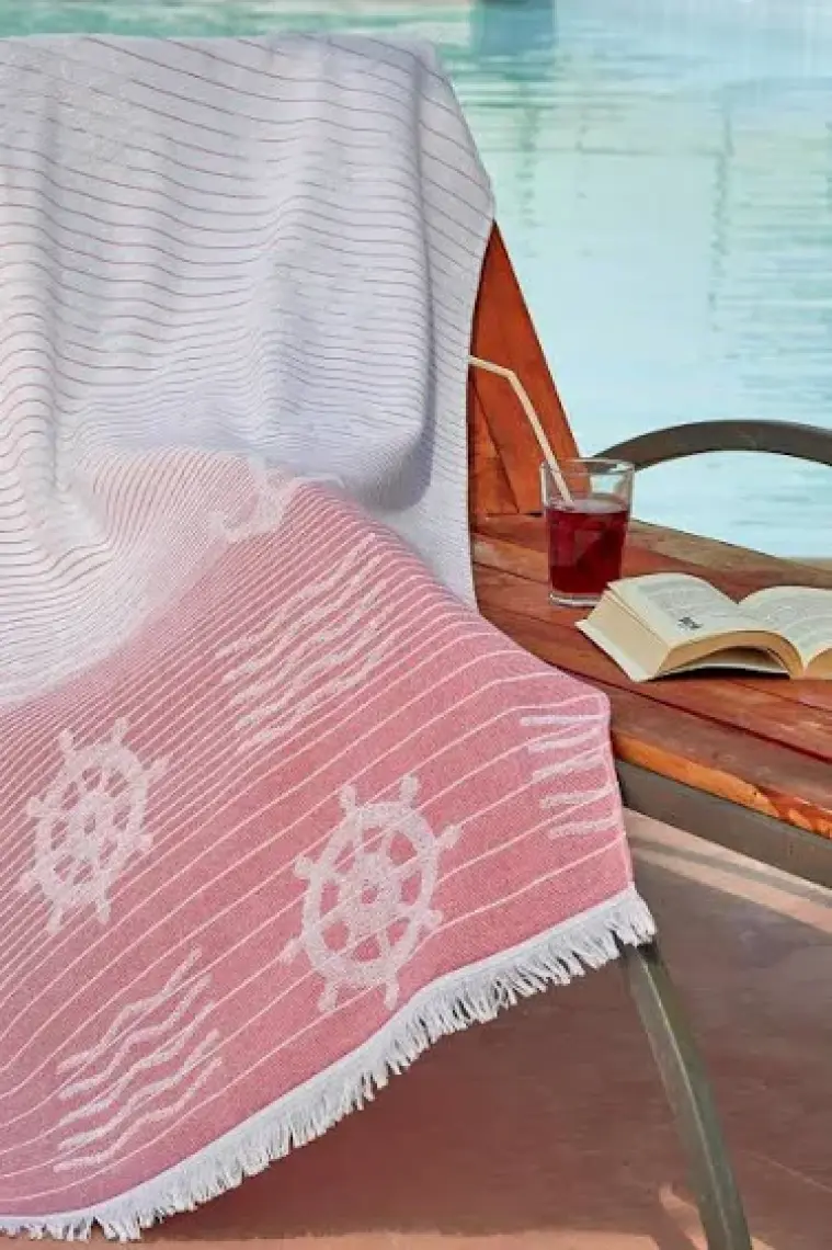 Zeynep Tekstil Marine 75X150 cm Ultra Soft Plaj Havlusu
