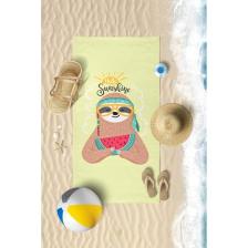 Vevien Home Hello Sunshine Dijital Baskılı 70X140 cm Çocuk Plaj Havlusu