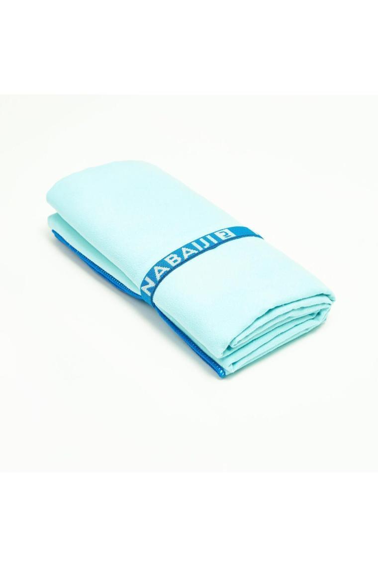 Decathlon Nabaiji Mikrofiber Havlu - L Boy - Açık Yeşil - 80 X 130 Cm