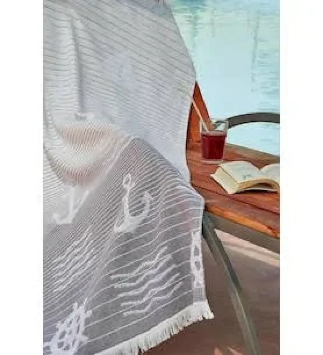 Zeynep Tekstil Marine 75 x 150 cm Ultra Soft Plaj Havlusu