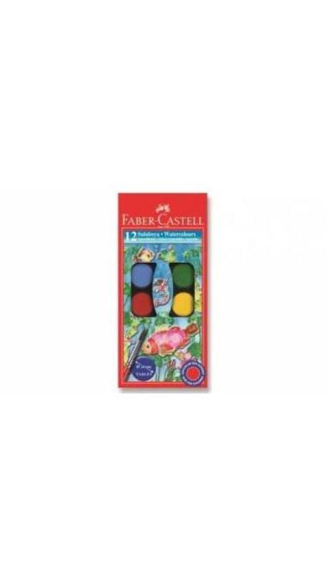 Faber-Castell Suluboya 12 Renk Küçük Boy