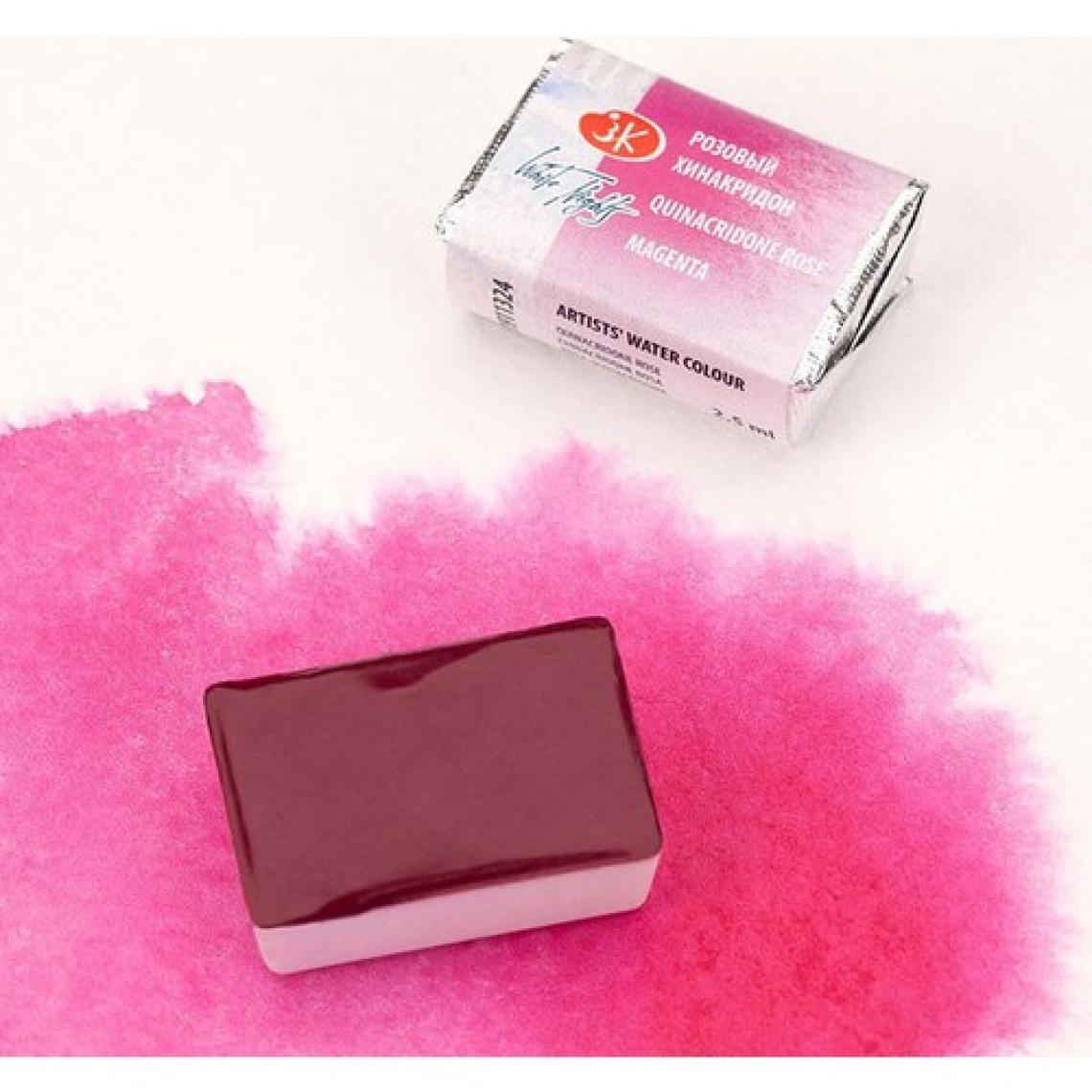 St. Petersburg White Nights Tam Tablet Sulu Boya 324 Quinocridone Rose