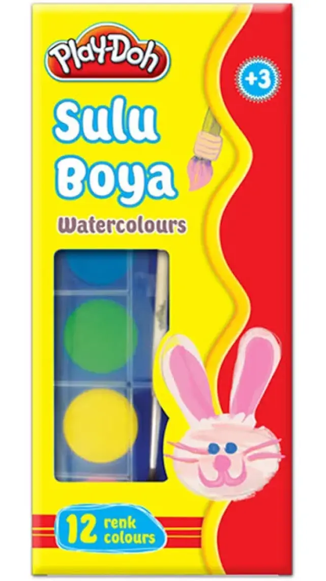 Play-Doh Suluboya 12 Renk Küçük Su002